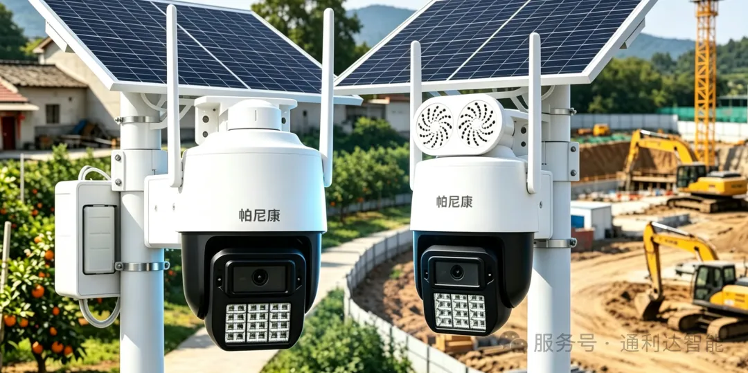 没有宽带、没有电源？两款太阳能 4G 免流球机，装完就能用，长期零牵挂